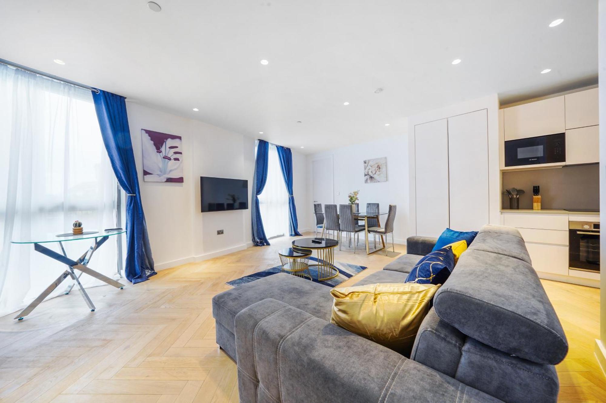 Appartement The Zurich Apartment, 6 Beds, 15mins To London, 10mins Wembley Stadium Londres