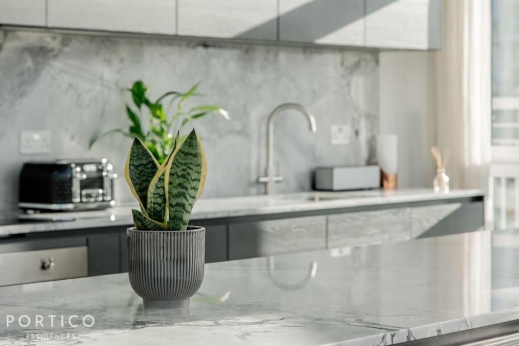 Portico Residences - Stunning Penthouse With River Views In Battersea Apartamento