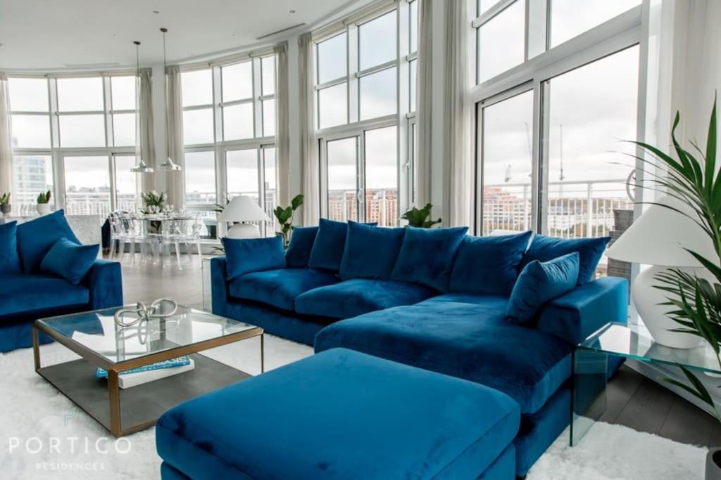 Portico Residences - Stunning Penthouse With River Views In Battersea Apartamento Londres