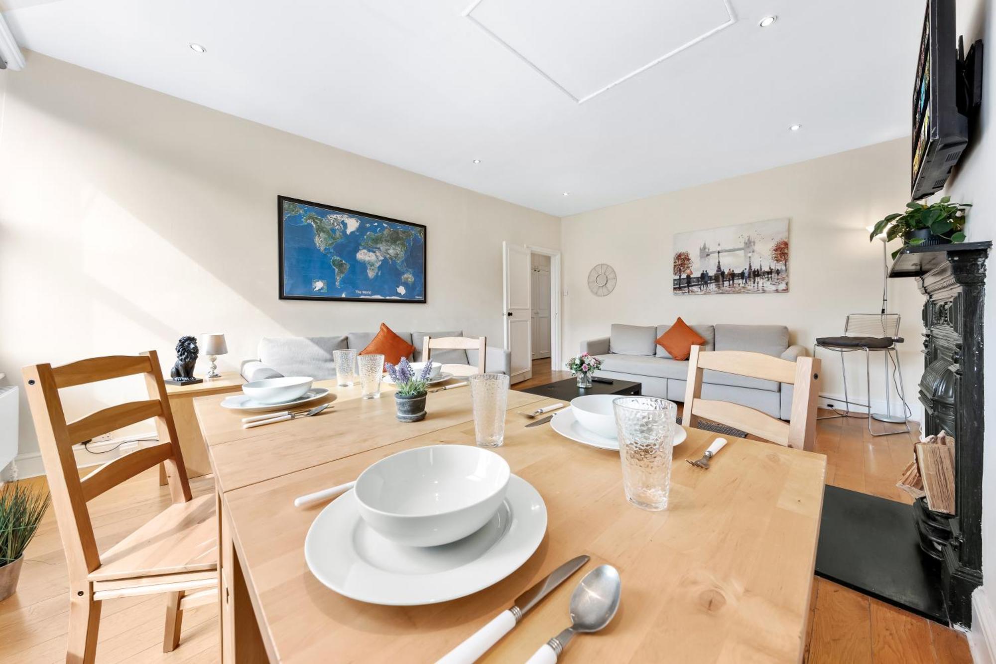 Apartment Spacious Sleep 11 With Terrace In Earls Court Ec99 *