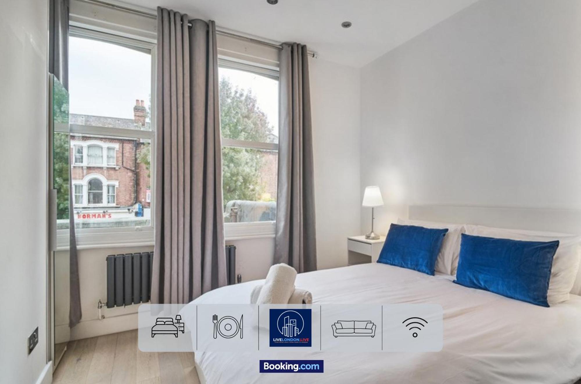 Last-minute Specials L Exclusive Offer L Delightful 2-bedroom In Tufnell Park L Sleeps Up To 5 Guests L By Live Short Lets & Serviced L Apartamento *