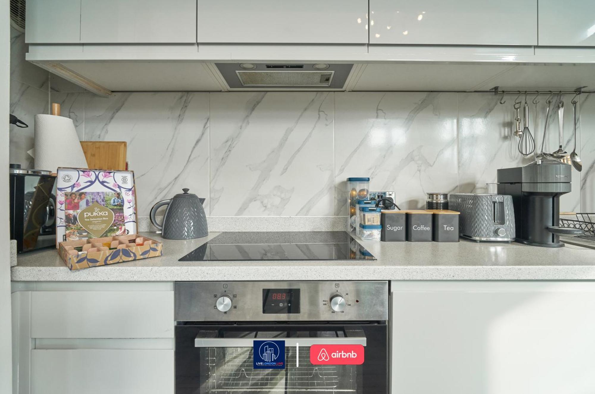 Appartement Last-minute Reserve L Sleeps Up To 4 Guests L One-bedroom With King Bed And High Ceilings Near Camden By Live Short Lets & Serviced *