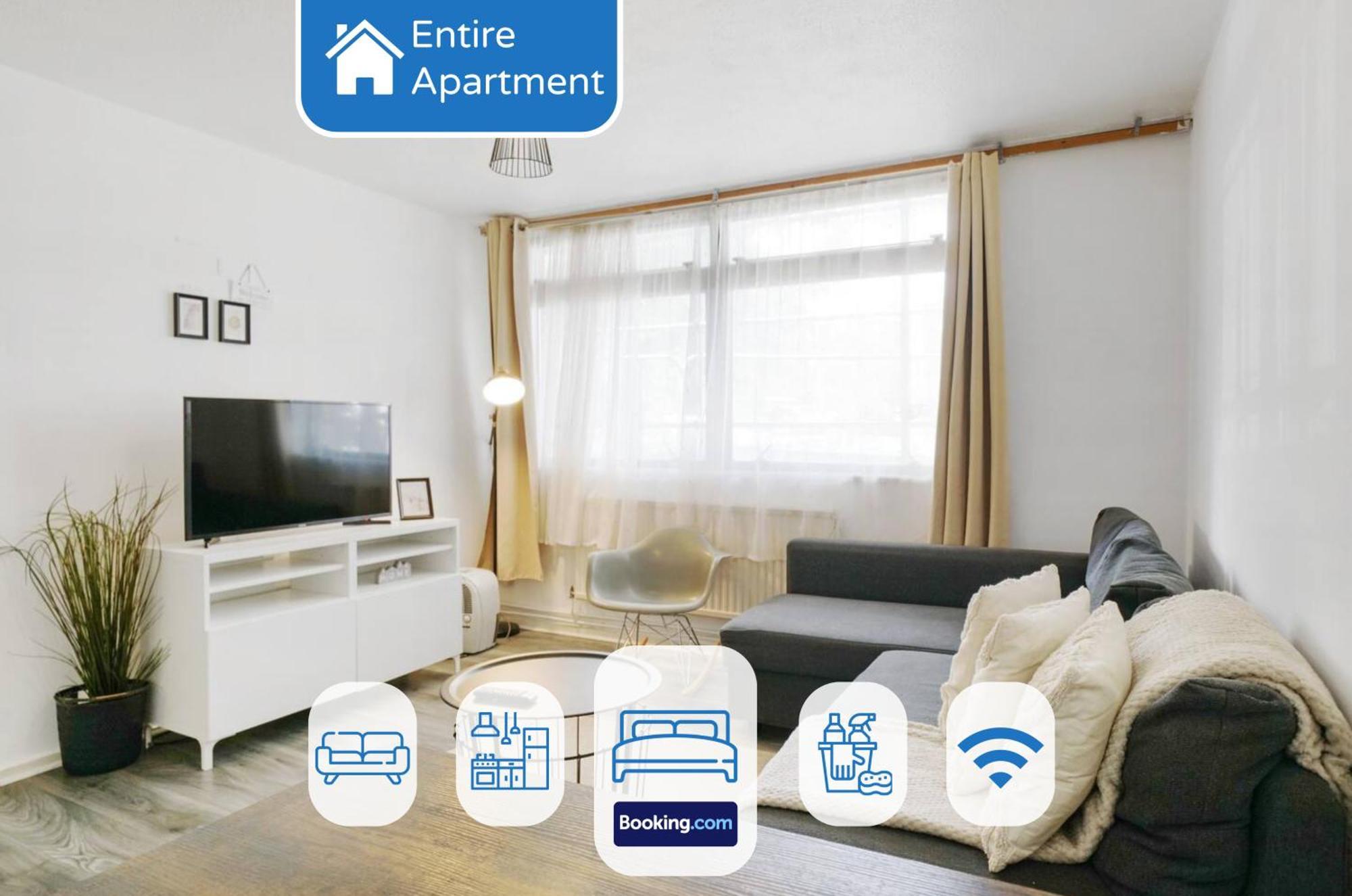 Stylish Two Bedroom Apt By Livestay Short Lets & Serviced London, West Kensington Apartamento Londres