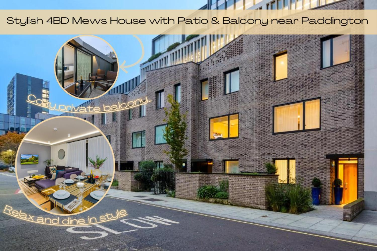 Stylish 4bd Mews House Close To Paddington
