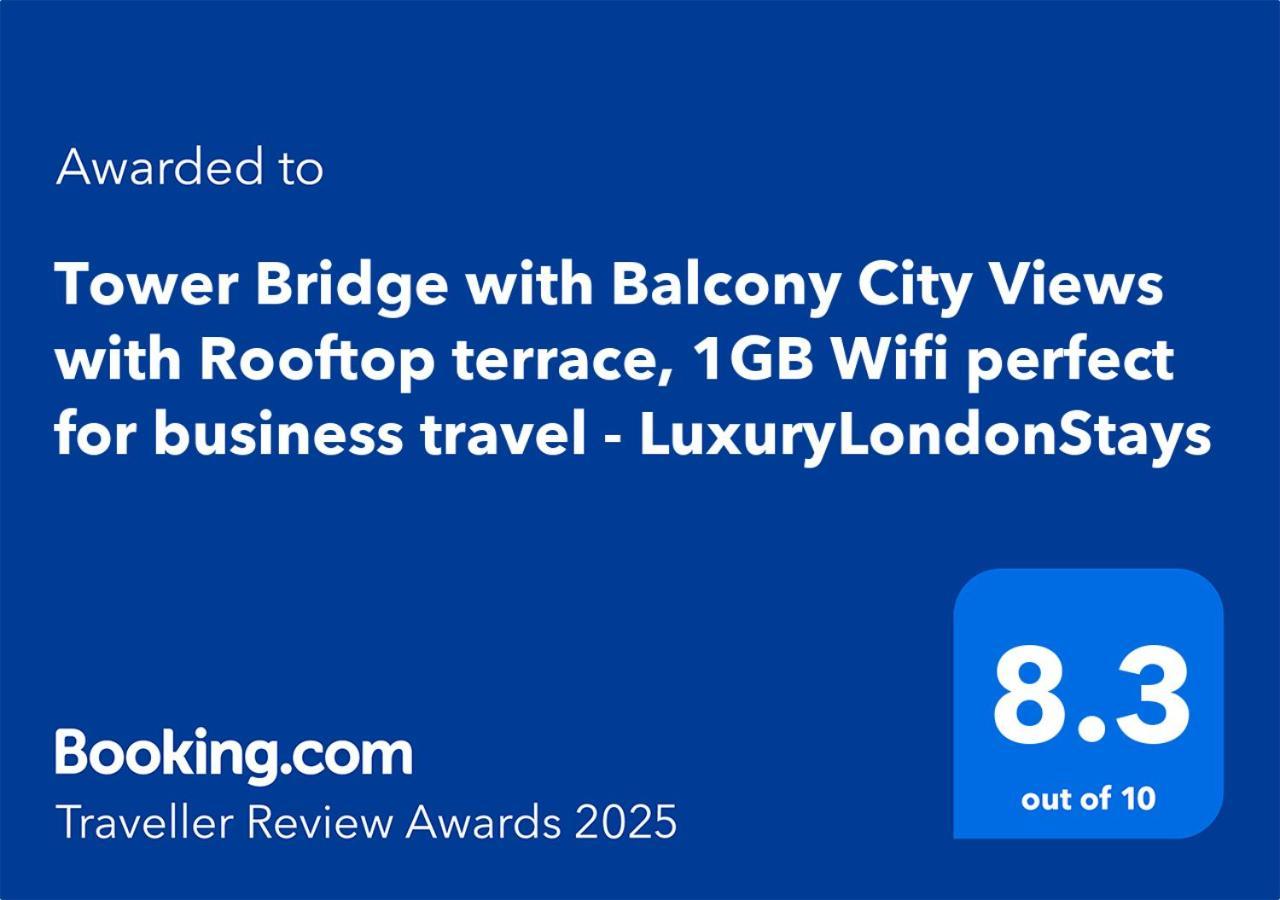 Apartment Tower Bridge - Balcony - Ac - Heated Floor - Fast Wifi - Luxurylondonstays London