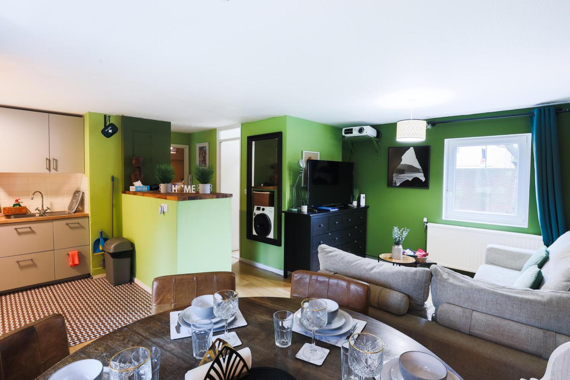 20 Percent Off -Promo Genius Offers-Citycenter Londonbridge Apartment With Parking-Wifi-Sleeps7-4Beds-Netflix-Family! Apartamento