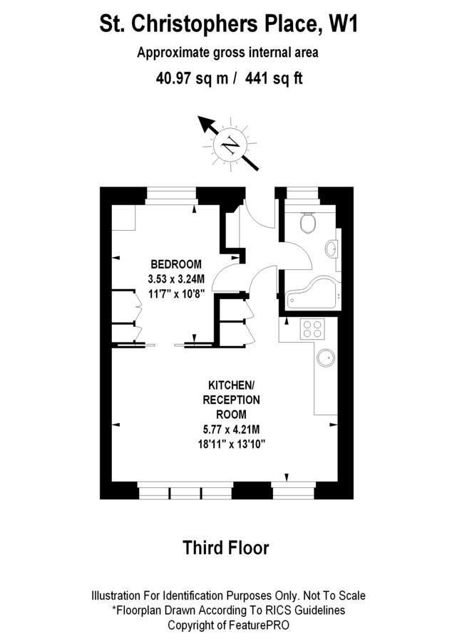 St Christopher's Place Serviced By Globe Appartement